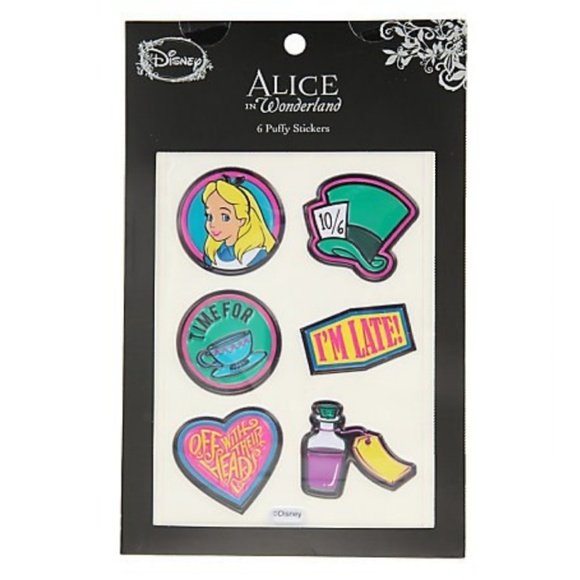 Loungefly Other - LOUNGEFLY ALICE IN WONDERLAND PUFFY STICKER PACK